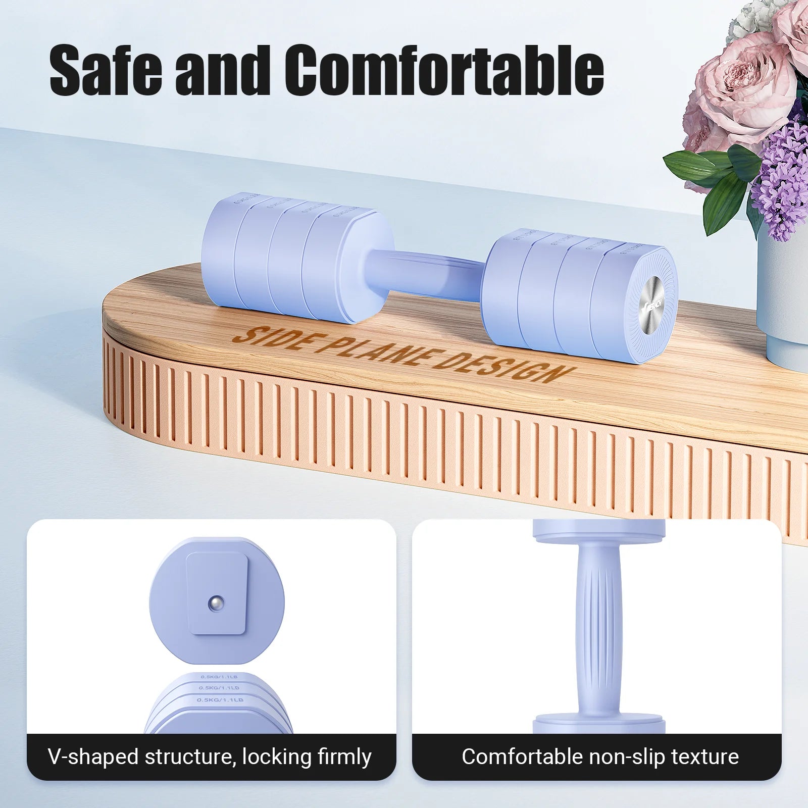 Haltères réglables – Fitness à la maison