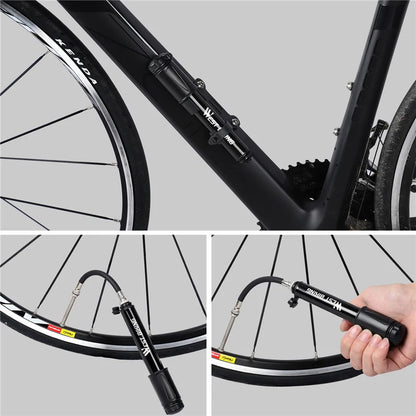 Mini pompe vélo portable – Gonflage rapide