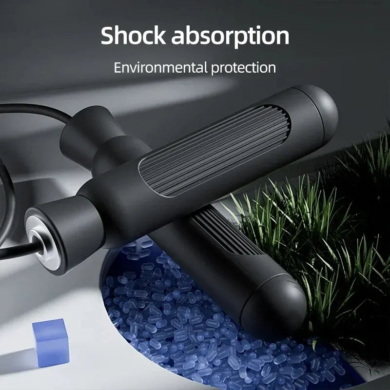 Corde à sauter, cordes en acier à longueur réglable avec roulements à billes, adaptées aux hommes et aux femmes, corde à sauter d'exercice pour la perte de poids