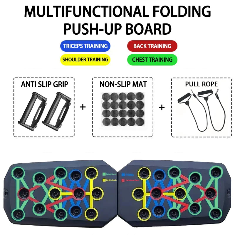 Planche de pompes multifonction – Entraînement complet