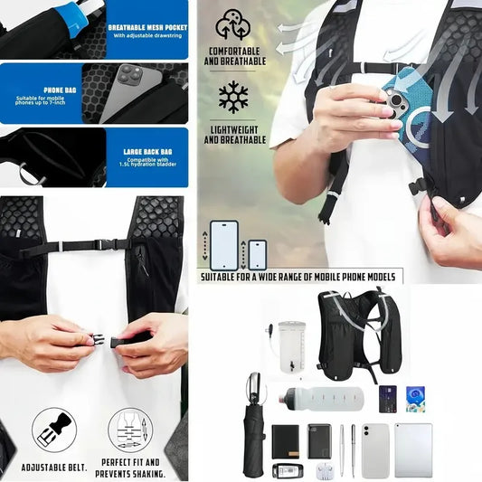 Gilet d’hydratation running – léger & pratique