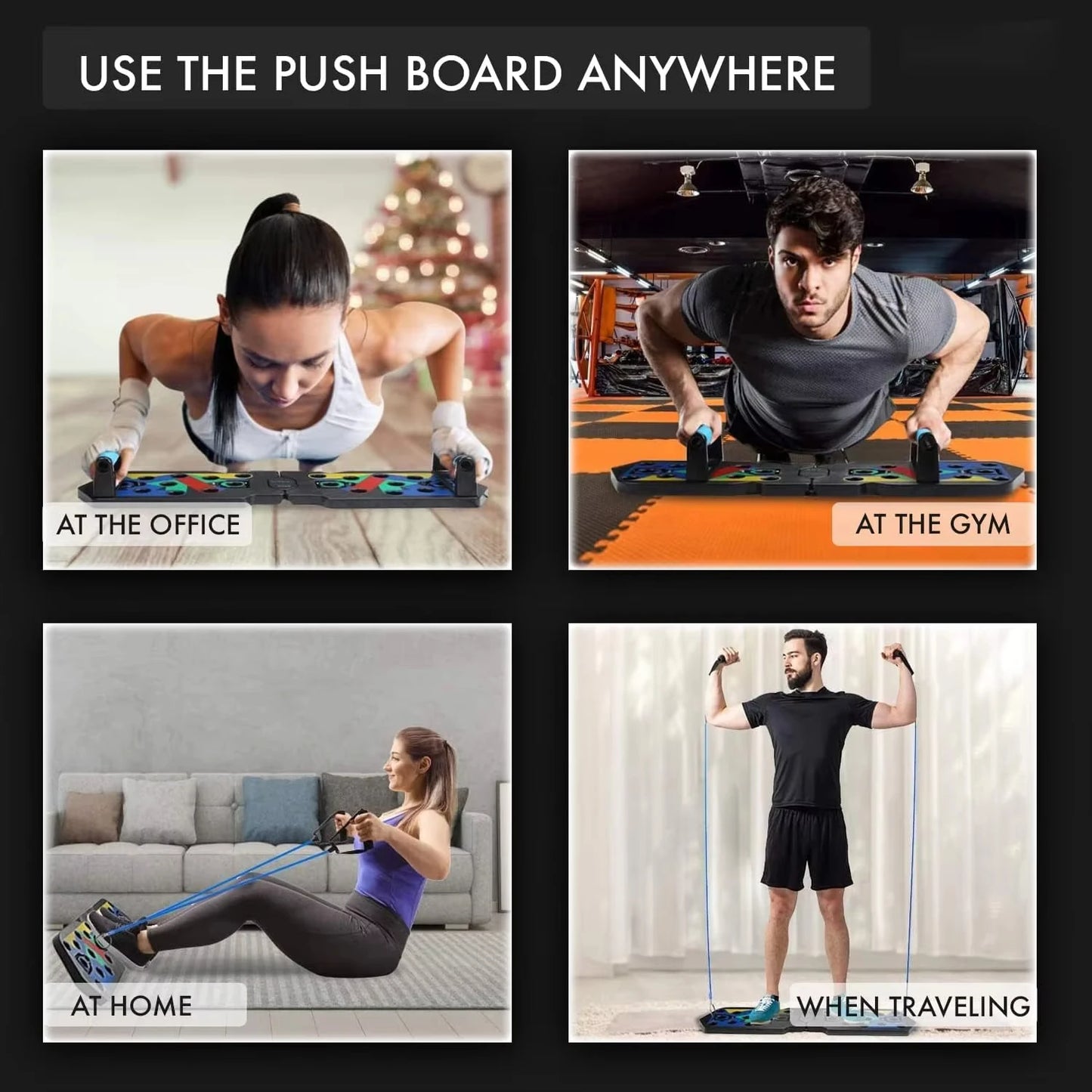Planche de pompes multifonction – Entraînement complet
