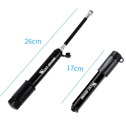 Mini pompe vélo portable – Gonflage rapide