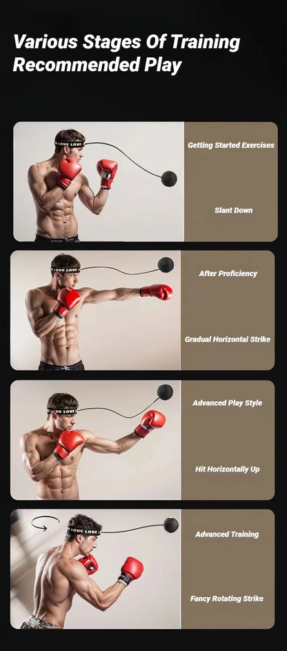Balle de réflexe boxe – Entraînement coordination