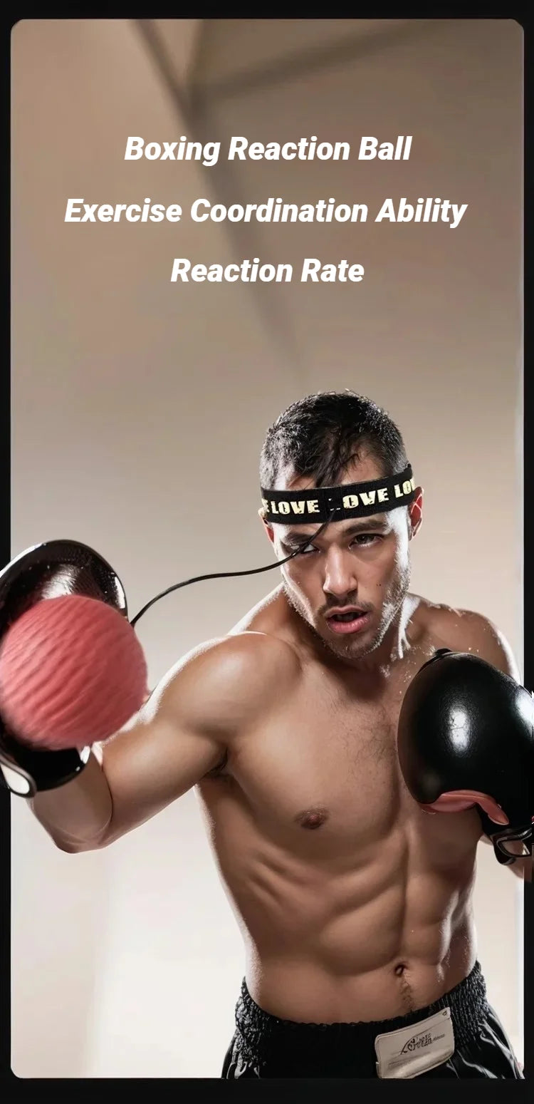 Balle de réflexe boxe – Entraînement coordination