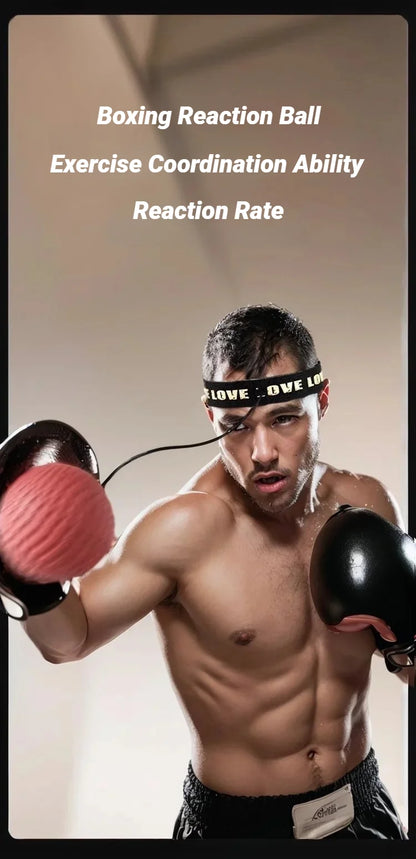Balle de réflexe boxe – Entraînement coordination
