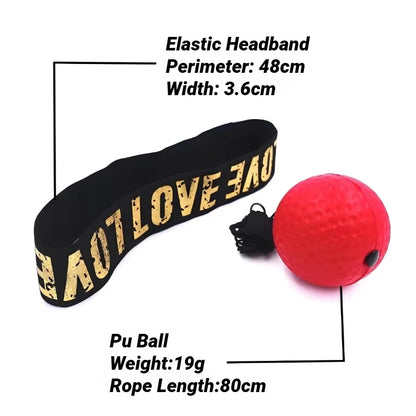 Balle de réflexe boxe – Entraînement coordination