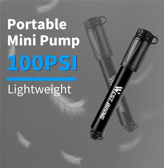 Mini pompe vélo portable – Gonflage rapide