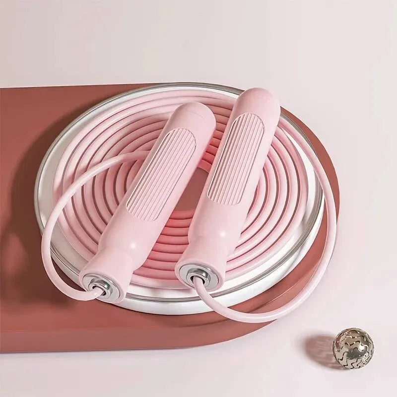 Corde à sauter, cordes en acier à longueur réglable avec roulements à billes, adaptées aux hommes et aux femmes, corde à sauter d'exercice pour la perte de poids